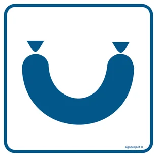 RA030 GORĄCY BUFET, PN - PŁYTA PCV 1MM; (300X300MM) - Systemy ekspozycyjne i znaki informacyjne - miniaturka - grafika 1