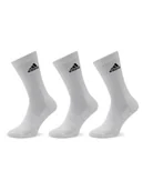 Skarpetki damskie - adidas Skarpety wysokie unisex Cushioned Crew Socks 3 Pairs HT3446 Biały - miniaturka - grafika 1
