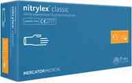 Akcesoria medyczne - Mercator Medical Mercator Rękawiczki diagnostyczne nitrylex classic XS - 100 sztuk RD30019001 - miniaturka - grafika 1