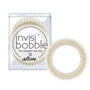 Ozdoby do włosów - Invisibobble _The Elegant Hair Ring Slim gumki do włosów Stay Gold 3szt. 3 szt. - miniaturka - grafika 1