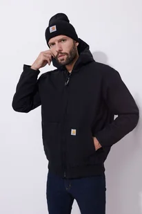 Kurtka męska zimowa Carhartt Washed Duck Active Jacket czarny - Kurtki i kamizelki sportowe męskie - miniaturka - grafika 1