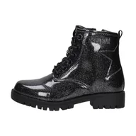 Trampki damskie - Szare lakierowane glany dziecięce BIG STAR II374047 - miniaturka - grafika 1
