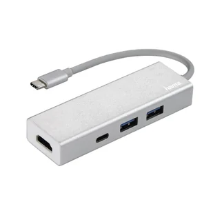 Hama USB-3.1-Type-C-Hub 1:3 Alu + HDMI - Huby USB - miniaturka - grafika 1