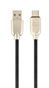 Gembird Kabel USB Kabel USB 2.0 typ C AM/CM 2m oplot gumowy czarny CC-USB2R-AMCM-2M - Kable komputerowe i do monitorów - miniaturka - grafika 2