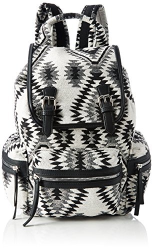 PIECES Pcsimone plecak damski, 17 x 40 x 25 cm, wielokolorowa - wielokolorowy (Whitecap Gray) - 17x40x25 cm (B x H x T)