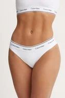 Stroje kąpielowe - Calvin Klein figi kąpielowe kolor biały miękka miseczka - miniaturka - grafika 1