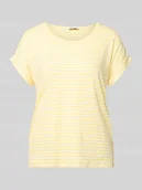 Koszulki i topy damskie - T-shirt o kroju regular fit z mieszanki wiskozy model „MOSTER” - miniaturka - grafika 1