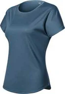 Koszulki i topy damskie - REVIVE T-shirt sportowe krótki rękaw .damskie .XL .ciemnoniebieski - miniaturka - grafika 1