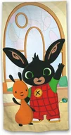 Ręczniki - Ręcznik kąpielowy Králíček Bing Hoppity 70 x 140 cm Czarny Czerwony Żółty - miniaturka - grafika 1