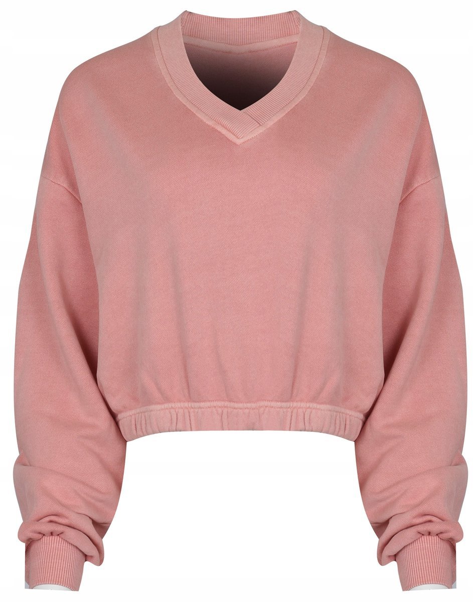 REEBOK - BLUZA DAMSKA CL RBK ND FT CREW HY2707 bluza krótki fason pudrowa