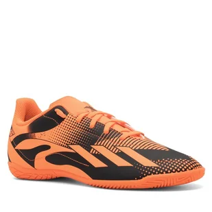 Sneakersy adidas X MESSI.4 IN J GZ5138 Pomarańczowy - Buty dla chłopców - miniaturka - grafika 1