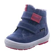 Kozaki damskie - Superfit Groovy dziewczęce kozaki śniegowe, niebieskie/różowe 8020, 20 EU - miniaturka - grafika 1