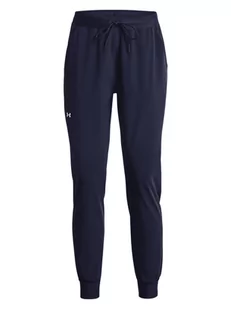 Under Armour Spodnie sportowe w kolorze granatowym - Spodnie sportowe damskie - miniaturka - grafika 1