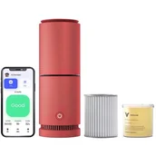 Oczyszczacze powietrza - VBreathe Tasman Czerwony - miniaturka - grafika 1