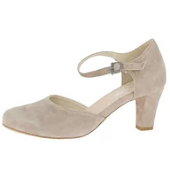 Czółenka - esgano gmbh & co. kg Damskie czółenka do stroju ludowego, taupe, 39 EU, szarobrązowy, 39 EU - miniaturka - grafika 1