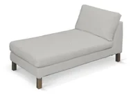 Pokrowce na meble - Dekoria pl pl Pokrowiec na szezlong Karlstad wolnostojący krótki jasny popiel 80 x 160 x 80 cm Etna 732-705-90 - miniaturka - grafika 1