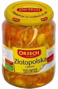 Orzech Sałatka Złotopolska z porem 700g - Pasztet i przetwory mięsne - miniaturka - grafika 1
