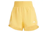 Spodenki damskie - adidas Damskie szorty Pacer Training z 3 paskami tkane z wysokim stanem, XL5 czarne, Czarny, XL - miniaturka - grafika 1