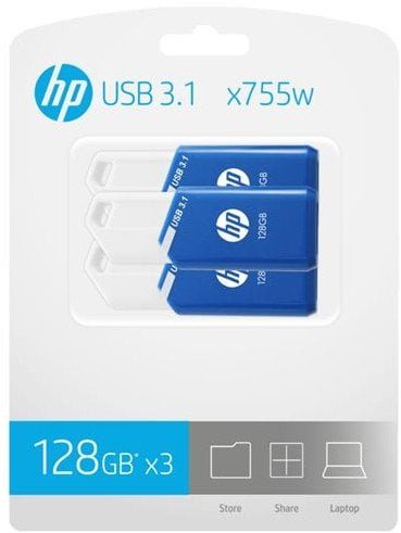 HP x755w triple pack 3x128GB P P-HPFD755W128X3-GE