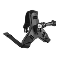 Selfie stick - Mocowanie na podbródek do kasku PULUZ do kamer sportowych (m.in X5 / X4, Osmo Action 5 Pro) PU579B Puluz - miniaturka - grafika 1