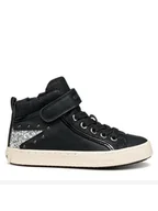 Buty dla dziewczynek - Geox Sneakersy J Kalispera J944GM 054GN C9244 S Czarny - miniaturka - grafika 1