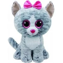 Ty Meteor Beanie Boos Kiki - Szary kot, 42 cm GXP-582944 - Maskotki i pluszaki - miniaturka - grafika 1