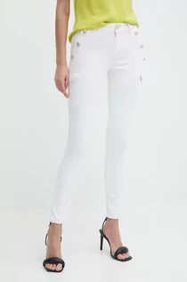 Spodnie damskie - Morgan jeansy PEMA3 damskie kolor biały PEMA3 - grafika 1