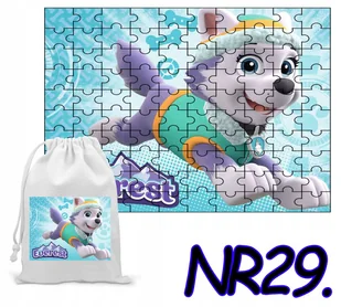 PUZZLE 120 EL. UKŁADANKA PREZENT PSI PATROL PIESKI + WORECZEK Z NADRUKIEM - Puzzle - miniaturka - grafika 1