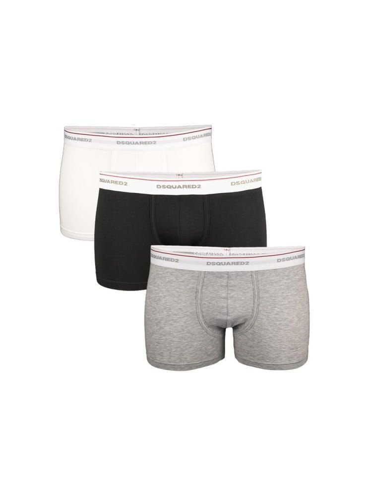 bielizna parigamba męskie dsquared2 dcx310060 - 3-pack trunk 984 biały/szary/czarny