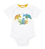 Body dla niemowląt - Body z krótkim rękawem, żółwie - 62 - miniaturka - grafika 1