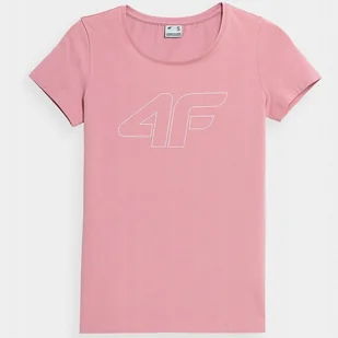 Koszulka damska 4F jasny róż NOSH4 TSD353 56S-XL - Bluzki damskie - miniaturka - grafika 1