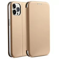 Etui i futerały do telefonów - Beline Etui Book Magnetic iPhone 14 Pro 6,1" złoty/gold - miniaturka - grafika 1
