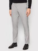 Garnitury - Selected Homme Spodnie garniturowe Mylologan 16056890 Szary Slim Fit - miniaturka - grafika 1