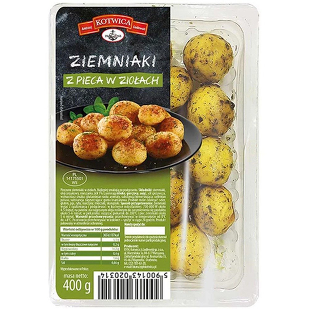 Ziemniaki pieczone z ziołami Selgros Kotwica 400g