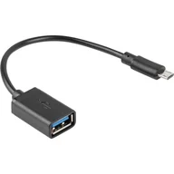 Kable komputerowe i do monitorów - LANBERG Kabel Usb 2.0 micro Usb(m) - Usb-a(f) 0,15 - miniaturka - grafika 1
