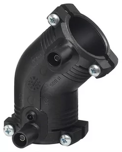 Kolano elektrooporowe 45ST. DN63 PE100, SDR11, PN10 gaz/PN16 woda - Akcesoria hydrauliczne - miniaturka - grafika 1