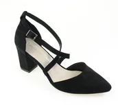 Sandały damskie - Sandały damskie Sergio Leone SK841 czarny - miniaturka - grafika 1