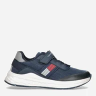 Buty dla chłopców - Buty sportowe dla dzieci Tommy Hilfiger Flag Low Cut Lace-up Sneaker T3B9-32895-0328800- 31 Blue (8052578196830_PL) - miniaturka - grafika 1