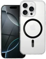 Etui i futerały do telefonów - Drop Glue Colorful Ring Mag Cover kompatybilny z MagSafe pasuje do IPHONE 13 czarny - miniaturka - grafika 1