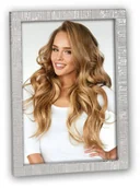 Ramki na zdjęcia - Ramka srebrna metalowa odlew 10x15 prestiżowa - miniaturka - grafika 1