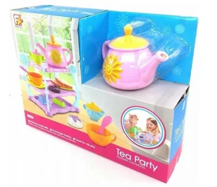 ZESTAW DO HERBATY DLA DZIECI STOLIK FILIŻANKI - Zabawy w naśladowanie dorosłych - miniaturka - grafika 1