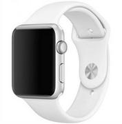 Akcesoria do smartwatchy - Pasek Mercury Silicon do Apple Watch Series 1/2/3/4/5/6/7/8/SE/SE2 38-41 mm Biały (8809724801816) - miniaturka - grafika 1