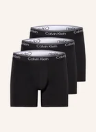 Majtki damskie - Calvin Klein Bokserki Microfiber Stretch, 3 Szt. schwarz - miniaturka - grafika 1