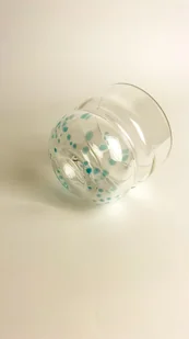 ZESTAW SZKLANEK RUNO - 2 SZTUKI (w morskie kropki) 220ml - Szklanki - miniaturka - grafika 1