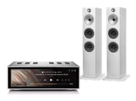 Zestawy stereo - Rose RS520 (srebrny) + 603 S2 (biały) - miniaturka - grafika 1
