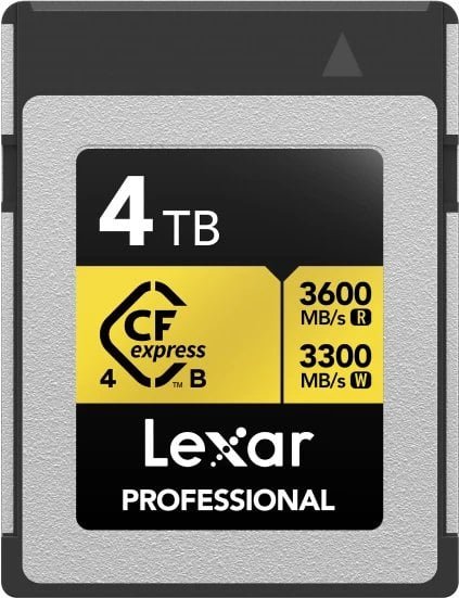 Karta Lexar Professional Gold CFexpress 4 TB LCXEXPR004T-RNENG