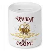 Skarbonki - Skarbonka Dla Wandy na Urodziny Idealny Prezent z Nadrukiem ze Zdjęciem - miniaturka - grafika 1
