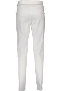 JUST CAVALLI BIAŁE SPODNIE DAMSKIE - Spodnie damskie - miniaturka - grafika 2