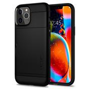 Etui i futerały do telefonów - Spigen Slim Armor CS do iPhone 12 Pro MAX Black - miniaturka - grafika 1