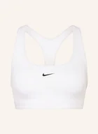 Biustonosze - Nike Biustonosz Sportowy Swoosh weiss - miniaturka - grafika 1